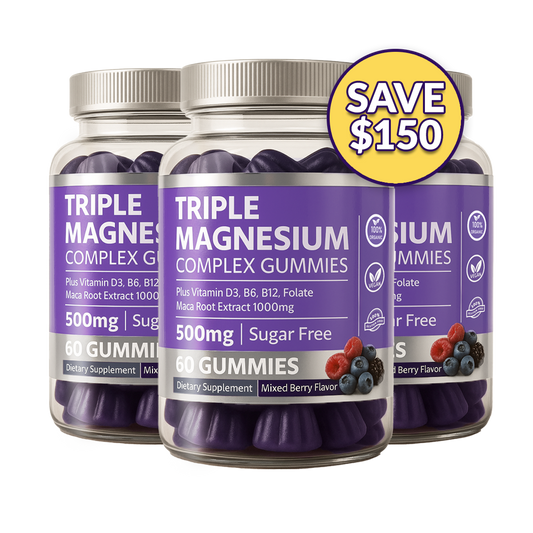 Triple magnesium gummies x3