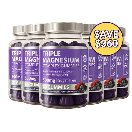Triple magnesium gummies x6
